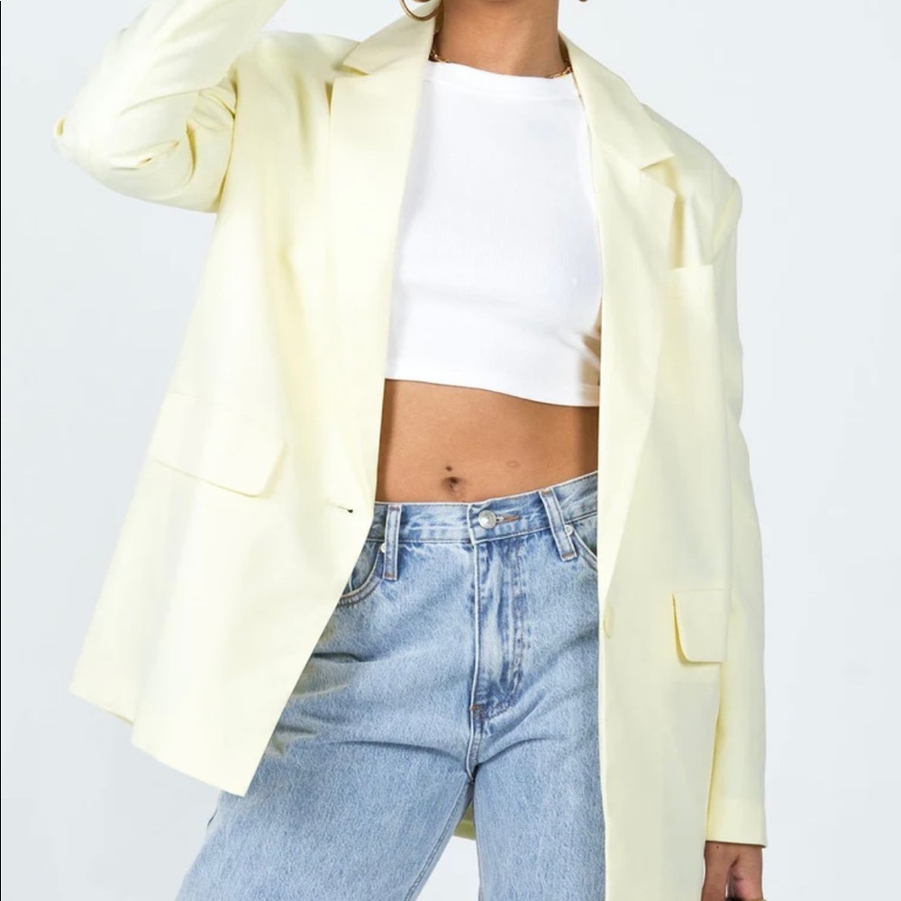 Lioness Welcome to the Jungle Blazer Lemon